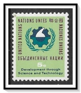UN New York #114 Developmental Decade MNH