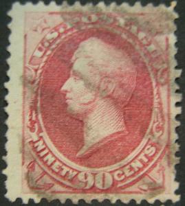 U.S. 155 Used VF++ SCV$350.00 Perry 