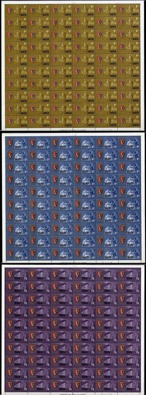 Malta SG318/20 Doctors Congress Complete set in Sheets U/M