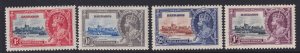 Barbados, Scott 186-189 (SG 241-244), MLH