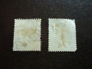 Stamps - Trinidad & Tobago - Scott# 14, 18 - Used Partial Set of 2 Stamps