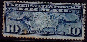 US,#C7,1926/27,FU,Airmail stamp,CV$0.40