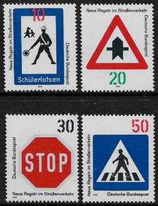 Germany #1055-8 MNH Set - New Traffic Rules