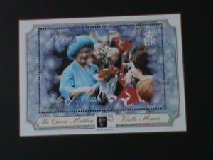 ​ISLE OF MAN-SC# 859  WORLD STAMP SHOW'2000-LONDON -MNH- S/S-VF LAST ONE