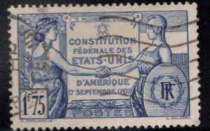 FRANCE Scott 332 Used USA 150th anniversary stamp