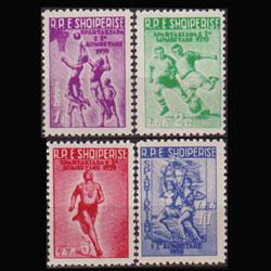 ALBANIA 1959 - Scott# 544-7 Games Set of 4 NH