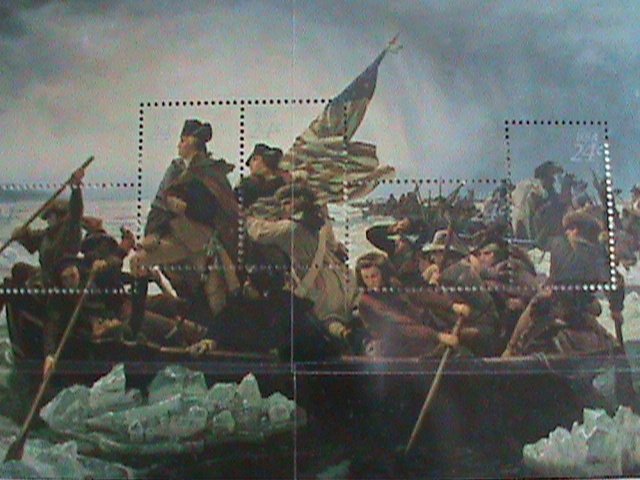 ​UNITED STATES-1976 SC#1688-WASHINGTON CROSSING DELAWARE RIVER  MNH S/S -VF