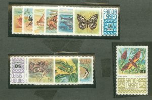 Samoa (Western Samoa) #369-378 Mint (NH) Single