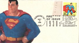 #3185f Superman NB FDC