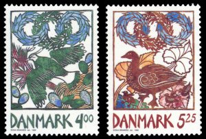 Denmark 1999 Scott #1150-1151 Mint Never Hinged