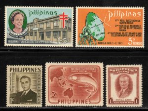 Philippines #589, 812, 578, B40, 1113 ~ Unused, HM