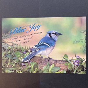 1996 Blue Jay 20-cent stamp First Day Ceremony Program Sc# 3048/3053 Autographed
