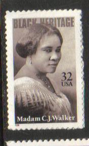 #3181 MNH 32c Madam Walker black heritage 1998 Issue