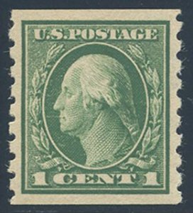 US Scott #412 Mint, S, Hinged, PSE (Graded 98)