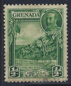 Grenada, Scott #114; 1/2p King George V, Used