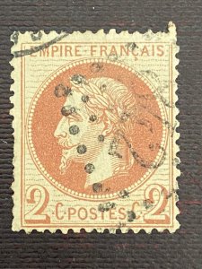 France  Stamps - SC# 30 - Used - SCV = $25.00