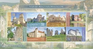 Hungary 2021 MNH Souvenir Sheet Stamps Palace Castle Architecture
