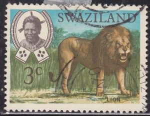 Swaziland 163 USED 1969 Lion