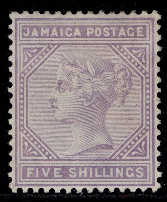JAMAICA QV SG26, 5s lilac, M MINT. Cat £75.