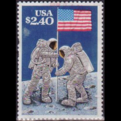 U.S.A. 1989 - Scott# 2419 Moon Landing $2.4 Used