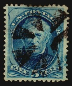 US SCOTT 179 5C TAYLOR USED XF centering  fancy cancel