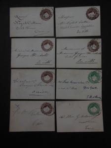 EGYPT : Collection of 54 Used Envelopes of which 8 been Uprated. Interesting