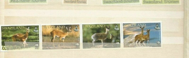  SWAZILAND  SCOTT ANIMALS 698-701 MNH 