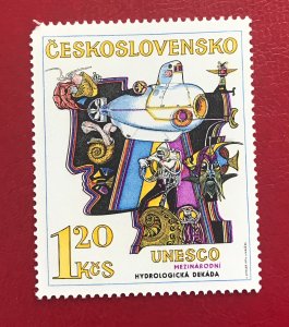 1974 Czechoslovakia Sc 1933 MNH 1.20k Study of the oceans Cv1.10 Lot 3864