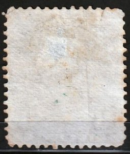 Canada Large Queen #27f Black Brown, Thin paper    (273)