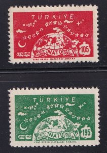 Turkey  #1436-1437   MNH  1959  NATO