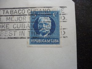 Cuba - Postal History - Cover - Scott#282 Imperf - First Flight