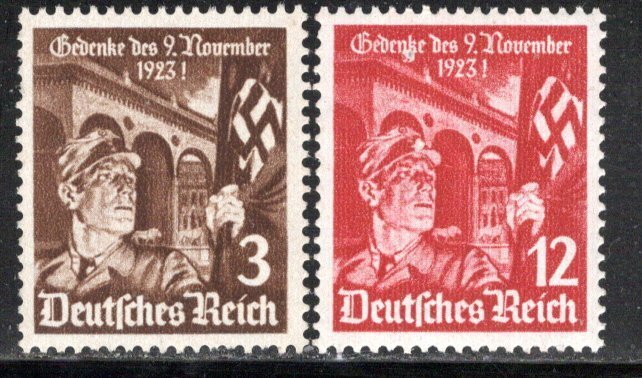 Germany Reich Scott # 467 - 468, mint nh