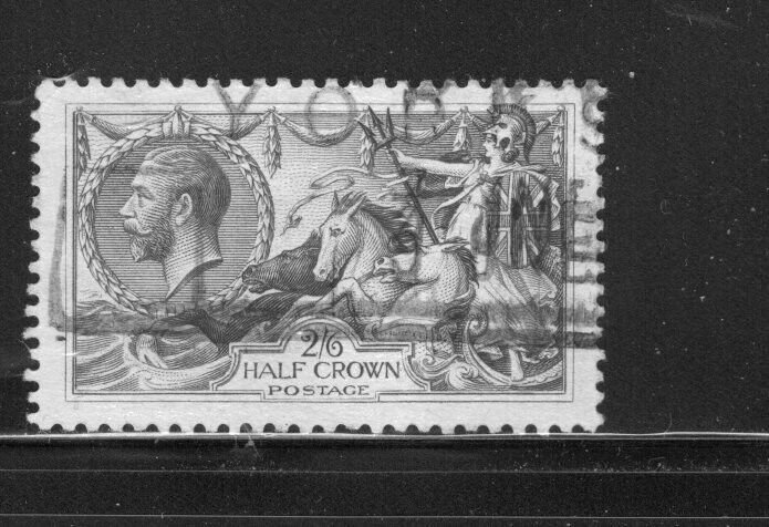 GREAT BRITAIN #179 1919 2sh 6p  BRITTANIA RULES THE WAVES   F-VF USED