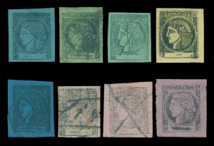 ARGENTINA 1860-80 CORRIENTES - Ceres - complete set  Scott # 3-8 used/*  F/XF