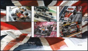 Jersey 2021 MNH Stamps Mini Sheet Scott 2452a Sport Racing Cars Race