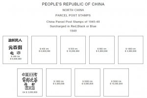 PRINTED CHINA P.R.C. PROVINCES 1945-1951 STAMP ALBUM PAGES (61 pages)