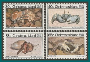 Christmas Island 1985 Crabs I, MNH  #162-171,SG195-SG298