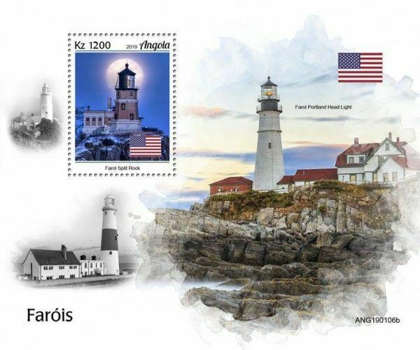 Z08 ANG190106b ANGOLA 2019 Lighthouses MNH ** Postfrisch