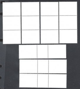 1997 Canada Birds-2 #1631-1634 GUTTER PAIRS from UNCUT Sheet #1634i VF-NH-