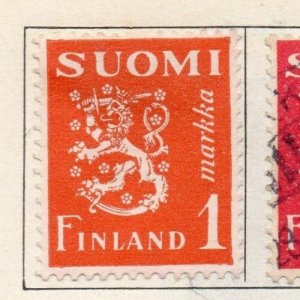 Finland 1930 Early Issue Fine Mint Hinged 1m. 113592 