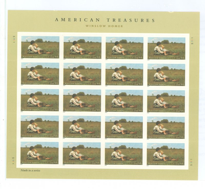 United States #4473 Mint (NH) Souvenir Sheet (Art)