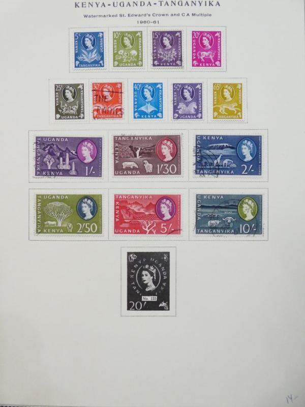 EDW1949SELL : KENYA U & T Nice Mint & Used collection on album pages. Cat $873.