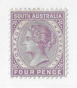 South Australia Sc #79 4p violet OG VF