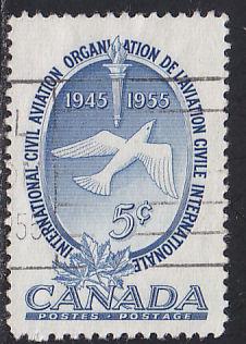 Canada 354 Hinged Used 1955 Dove