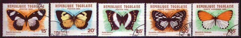 201 - Togo - Butterflies - Fauna - Used Set