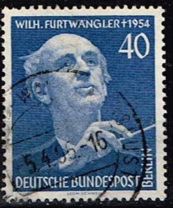 Germany 1955,Sc.#9N115 used, Wilhelm Furtwängler (1886-1954)