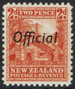 NEW ZEALAND 1936 OFFICIAL HUT 2D WMK MULTI STAR NZ PERF 12.5