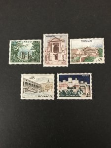 Monaco 1960 #474-8, MNH, CV $17.40