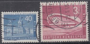 GERMANY Sc # 9N131,6 INCPL USED - CASTLE and CONRESS HALL