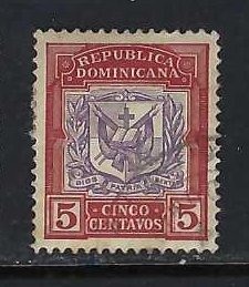 DOMINICAN REPUBLIC 129 VFU ARMS C360-7